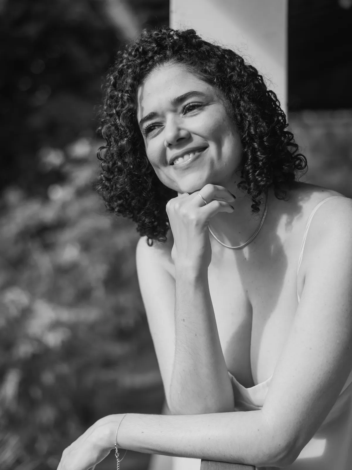 Retrato em preto e branco